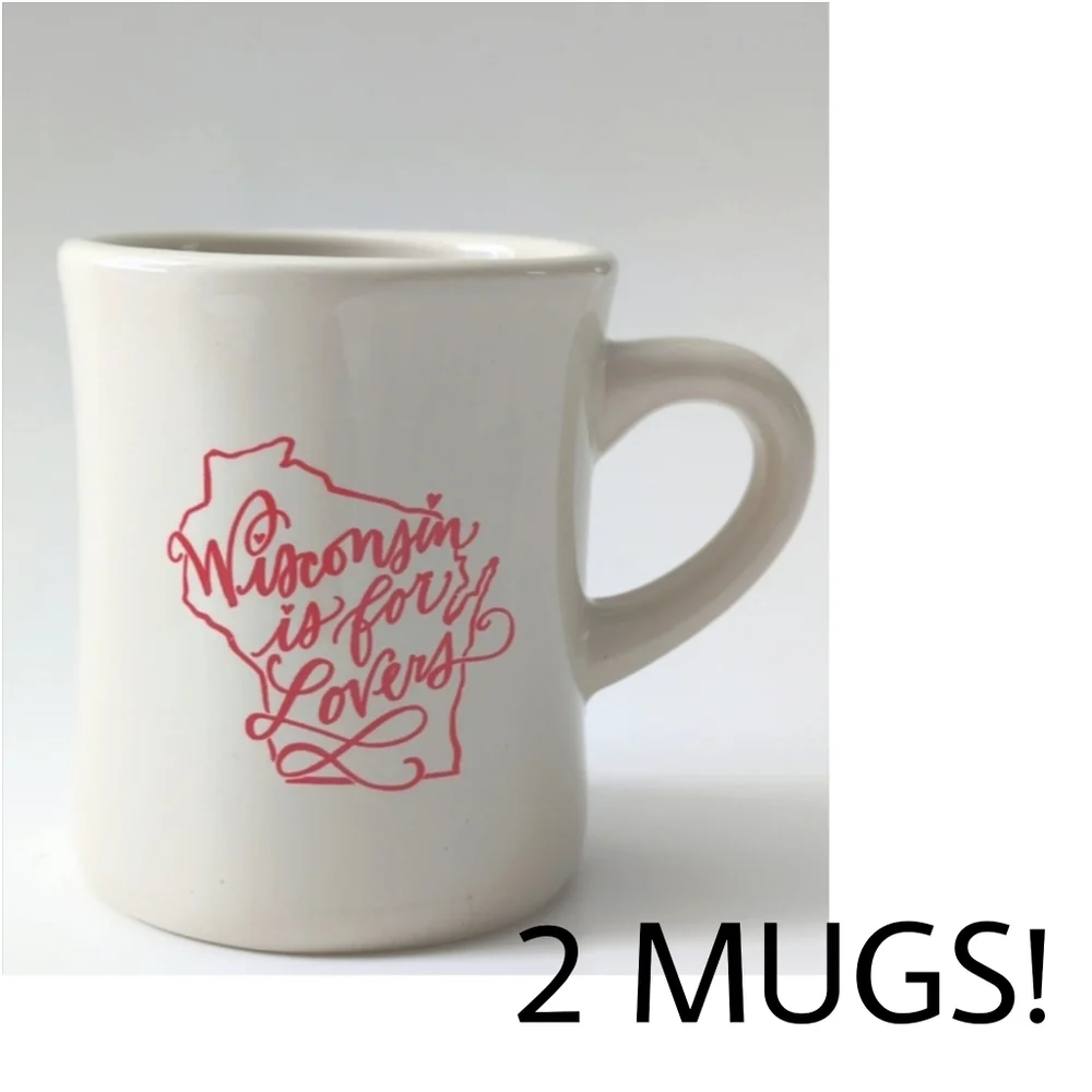 Wisconsin is for Lovers coffee mugs